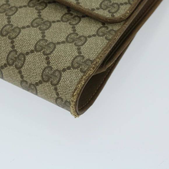 GUCCI GG Supreme Shoulder Bag PVC Beige 904 02 050 Auth hk1157 - Picture 10 of 16